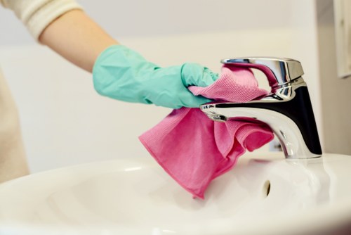 Professional hot water extraction process for deep carpet cleaning